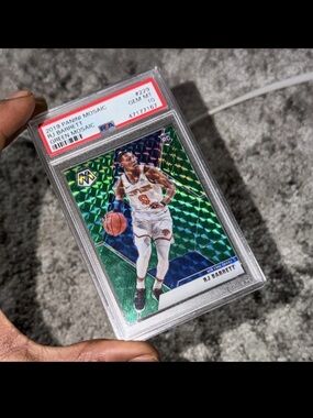 Panini Green Mosaic RJ Barrett Basketball Card